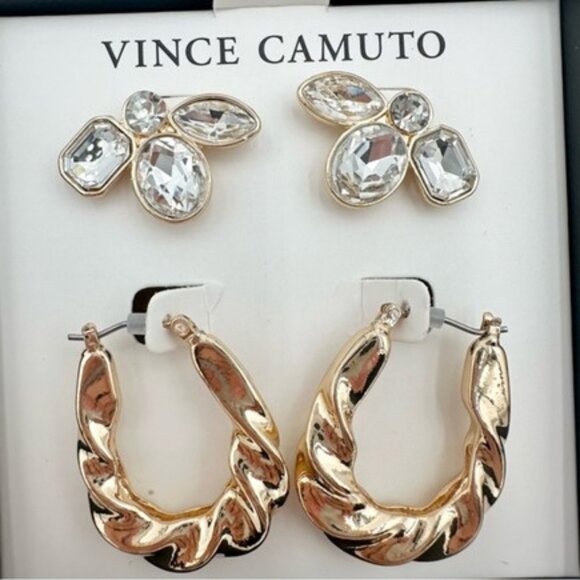 Vince Camuto Set of Two Pairs of Earrings NIB - Picture 1 of 2